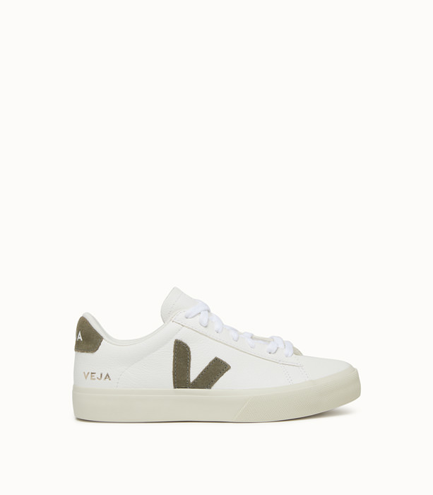 VEJA: CAMPO CHROMEFREE LEATHER SNEAKERS COLOR WHITE | Playground Shop