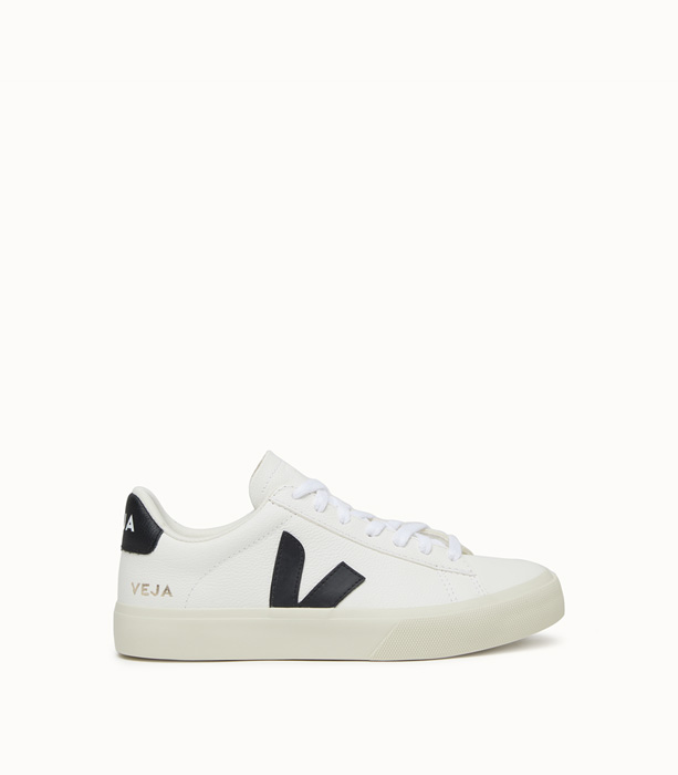 VEJA: CAMPO CHROME-FREE LEATHER SNEAKERS COLOR WHITE