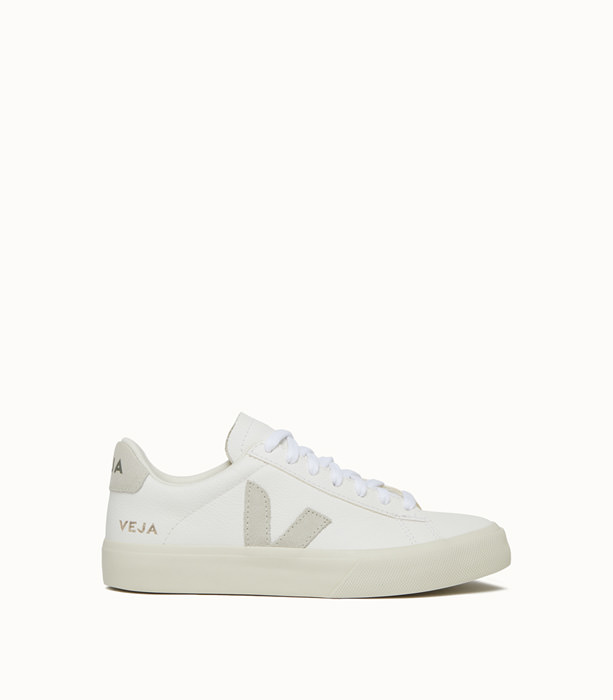 VEJA: CAMPO CHROME-FREE LEATHER SNEAKERS COLOR WHITE | Playground Shop