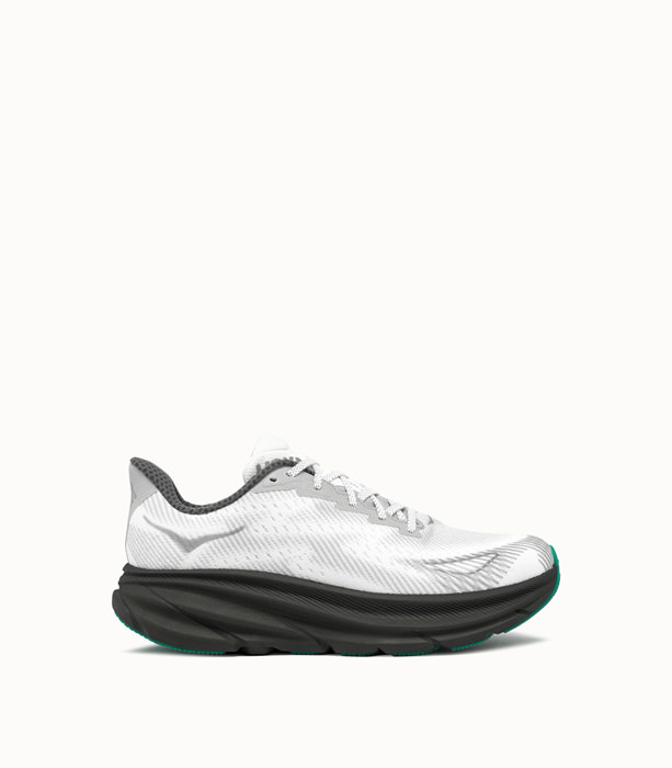 HOKA ONE ONE: CLIFTON 9 GTX SNEAKERS COLOR WHITE | Playground Shop