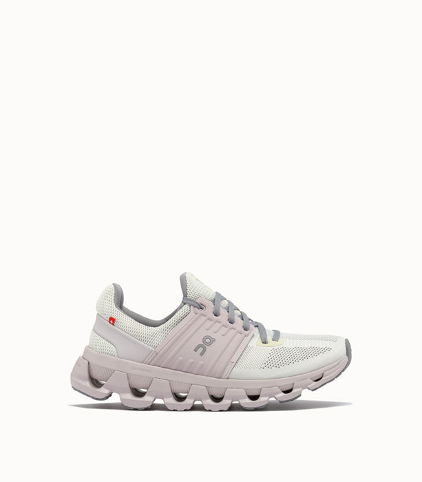 ON: CLOUDSWIFT 3 AD SNEAKERS COLOR IVORY WHITE AND PINK