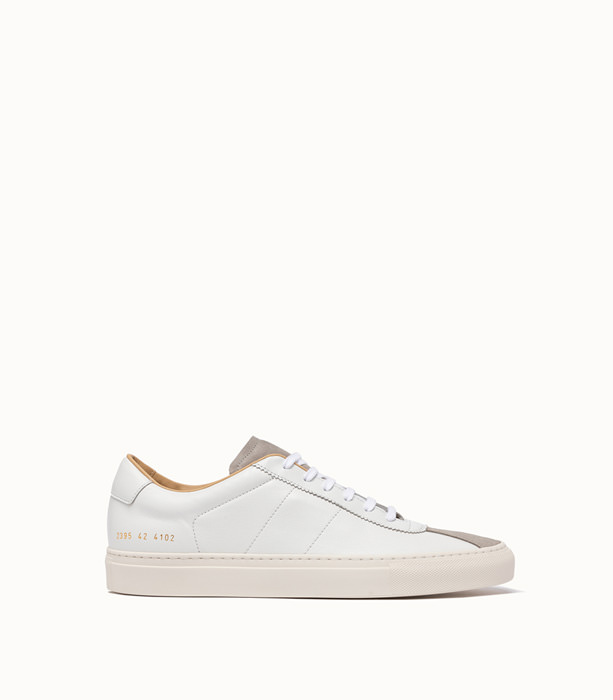 COMMON PROJECTS: COURT CLASSIC SNEAKERS COLOR WHITE