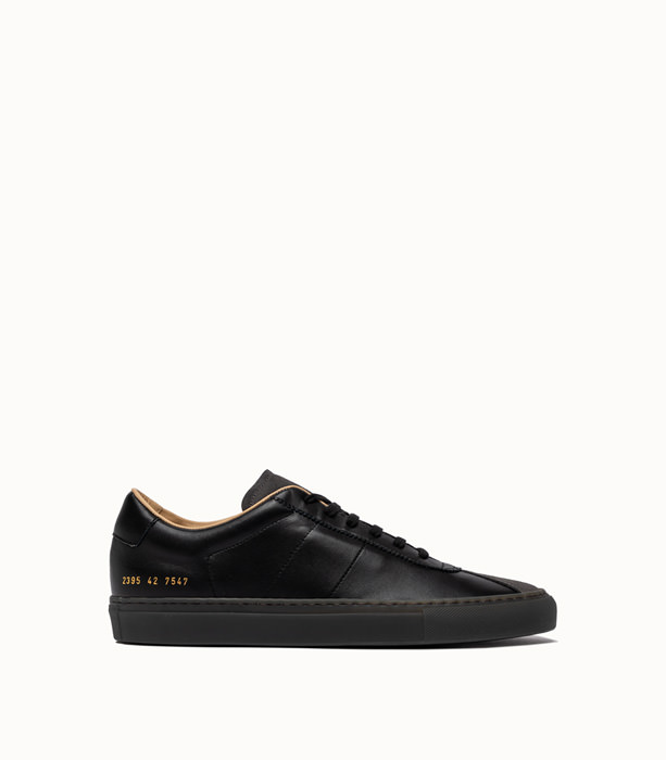 COMMON PROJECTS: COURT CLASSIC SNEAKERS COLOR BLACK | Playground Shop