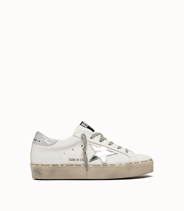 GOLDEN GOOSE DELUXE BRAND: SNEAKERS HI STAR COLORE BIANCO | Playground Shop