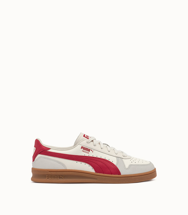 PUMA: INDOOR OG FROSTED IVORY CLUB RED SNEAKERS | Playground Shop