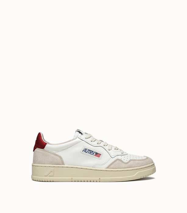 AUTRY: SNEAKERS MEDALIST LOW COLORE BIANCO ROSSO | Playground Shop