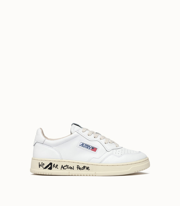 AUTRY: MEDALIST LOW SNEAKERS COLOR WHITE | Playground Shop