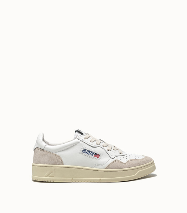 AUTRY: MEDALIST LOW SNEAKER COLOR WHITE GREY