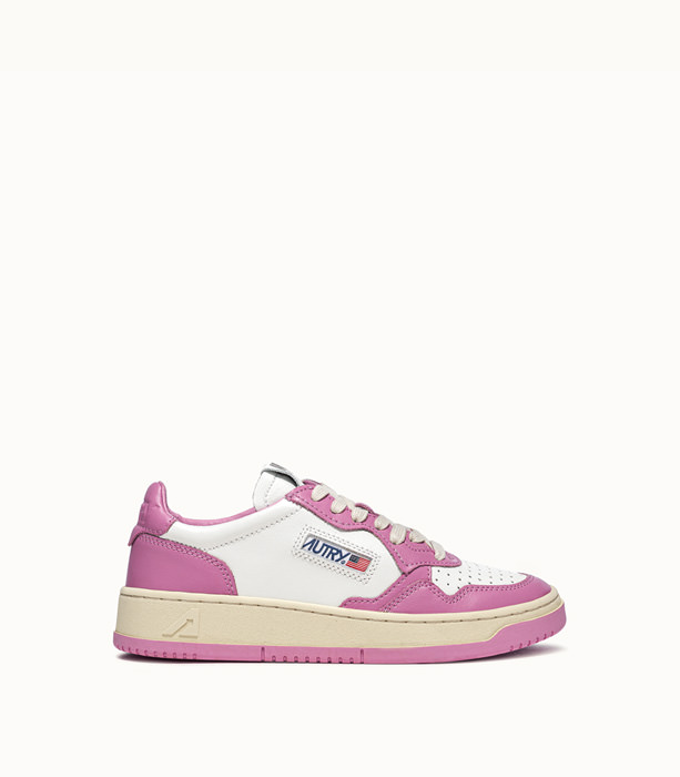 AUTRY: SNEAKERS MEDALIST LOW COLORE BIANCO E ROSA