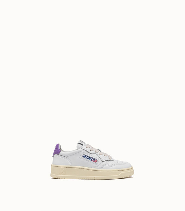 AUTRY: MEDALIST LOW SNEAKERS COLOR WHITE LILAC