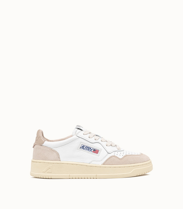 AUTRY: SNEAKERS MEDALIST LOW COLORE BIANCO ROSA