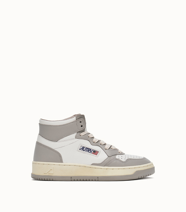 AUTRY: MEDALIST MID SNEAKERS COLOR WHITE GRAY