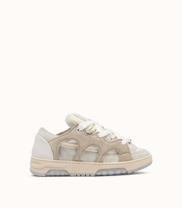 SANTHA: SNEAKERS MODEL 1 CREAM OFF WHITE | Playground Shop