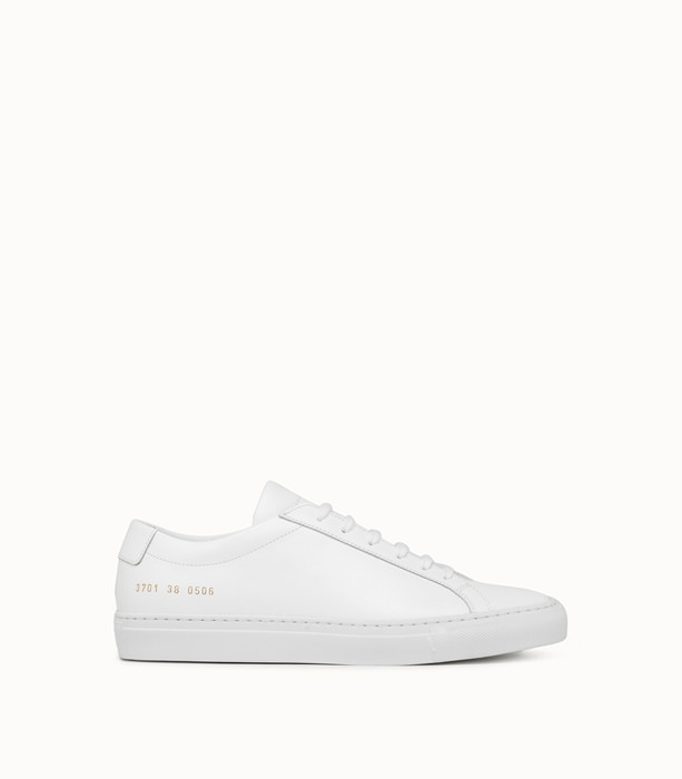 COMMON PROJECTS: ORIGINAL ACHILLES LOW SNEAKERS COLOR WHITE | Playground Shop