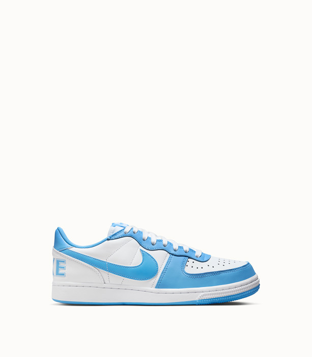 NIKE: TERMINATOR LOW SNEAKERS WHITE AND LIGHT BLUE