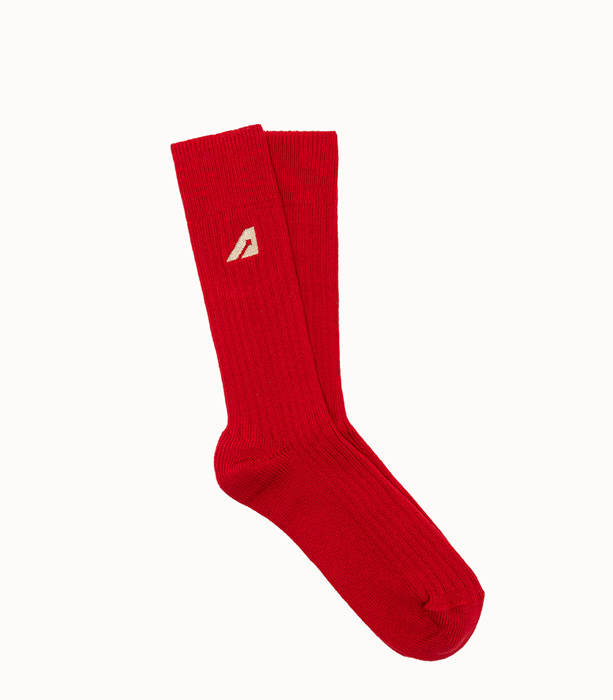 AUTRY: SOCKS IN SOLID COLOR COTTON