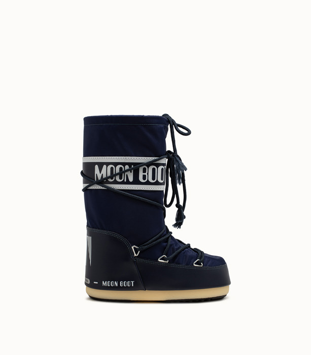 MOON BOOT: SNOW BOOTS IN NYLON COLOR BLUE