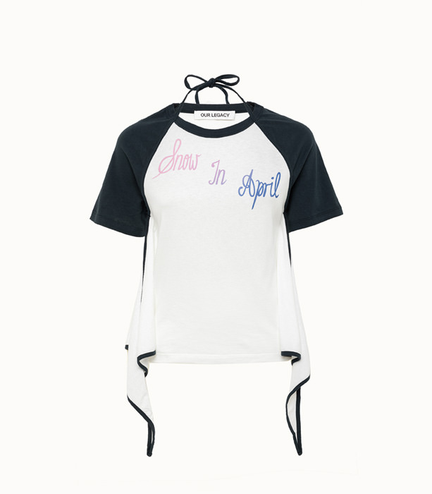 OUR LEGACY: T-SHIRT APRON CON STAMPA | Playground Shop