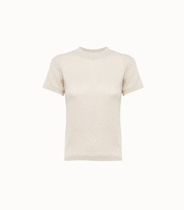 AMERICAN VINTAGE: CREW NECK RIBBED T-SHIRT | Playground Shop