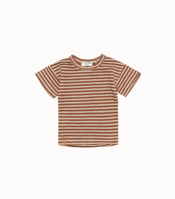 1 + IN THE FAMILY: CREWNECK T-SHIRT IN LINEN