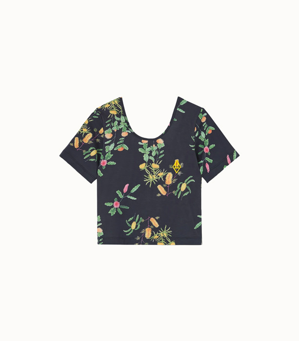 THE ANIMALS OBSERVATORY: FLOWERS T-SHIRT IN LYCRA | Playground Shop
