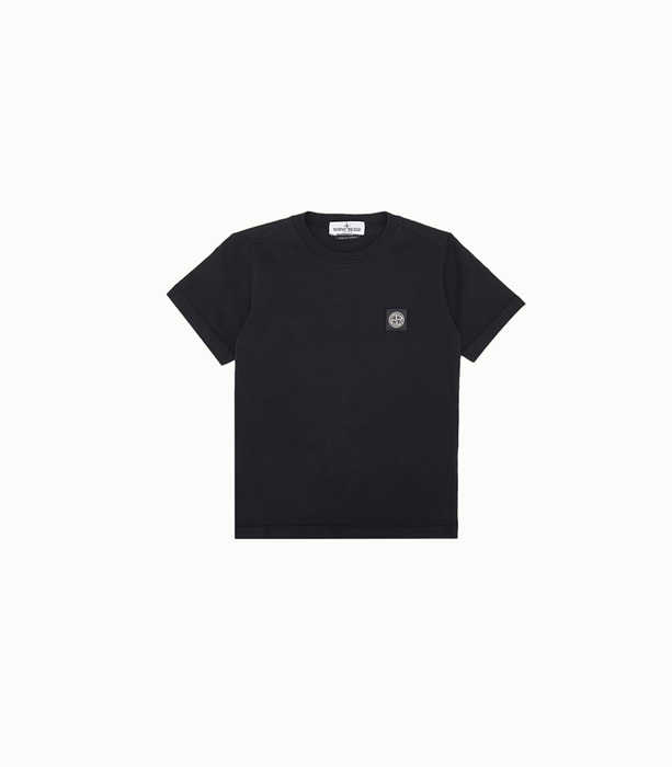 STONE ISLAND JUNIOR: T-SHIRT IN SOLID COLOR COTTON | Playground Shop