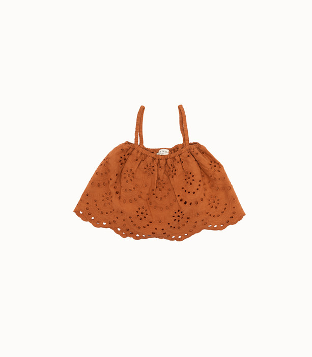 BABE & TESS: TOP IN SANGALLO LACE
