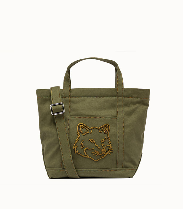 MAISON KITSUNE: TOTE BAG IN COTTON WITH EMBROIDERY | Playground Shop