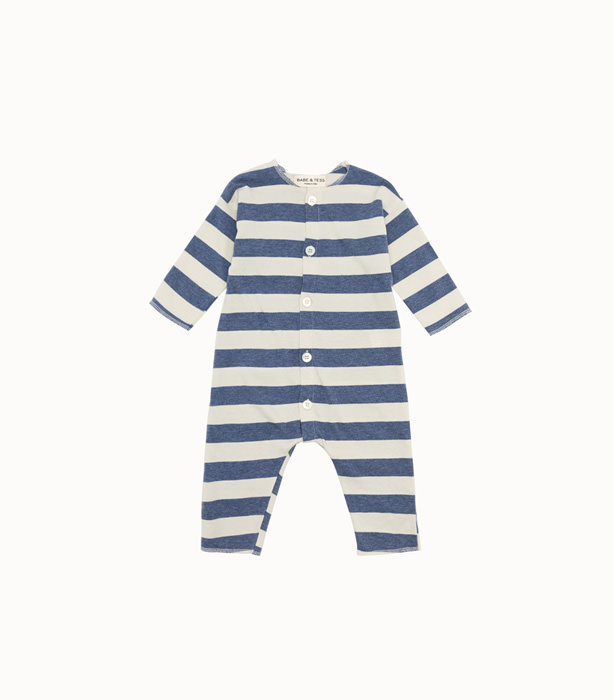 BABE & TESS: ROMPER IN STRIPED COTTON | Playground Shop