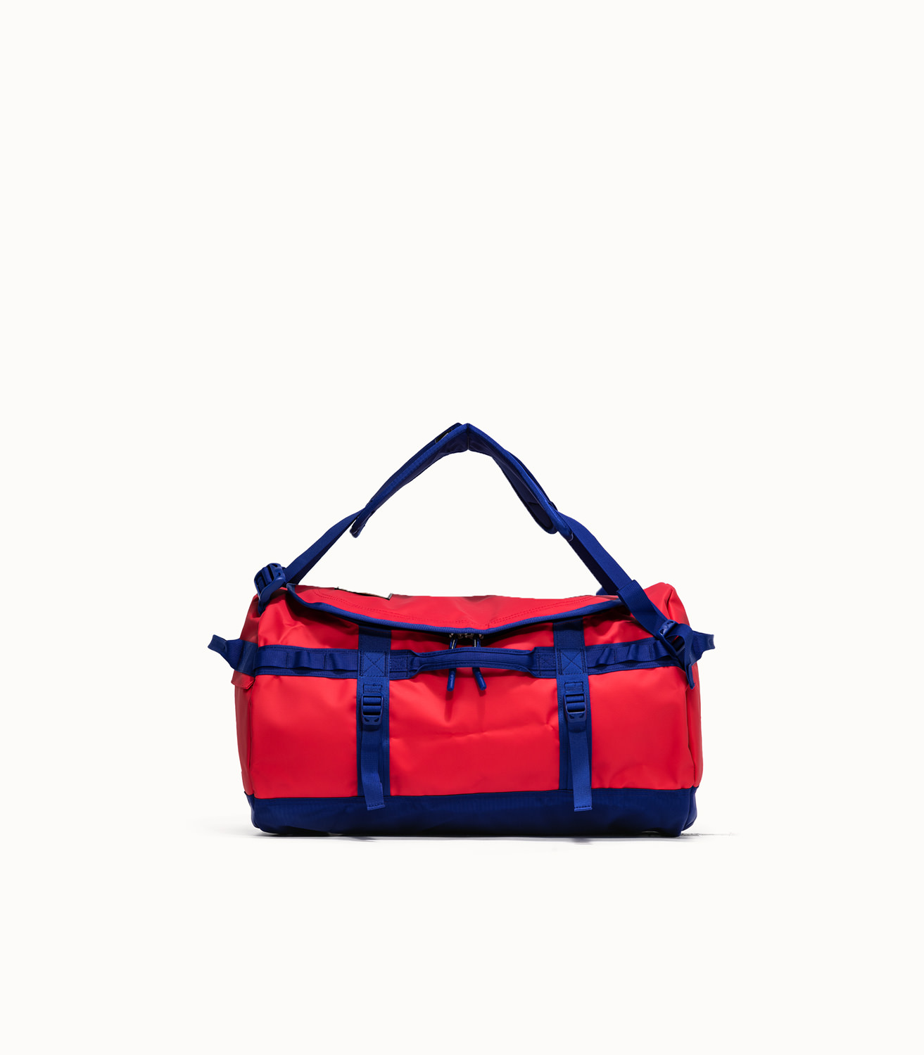 The North Face Base Camp Small Duffel Bag Color Red Blue Playgroun
