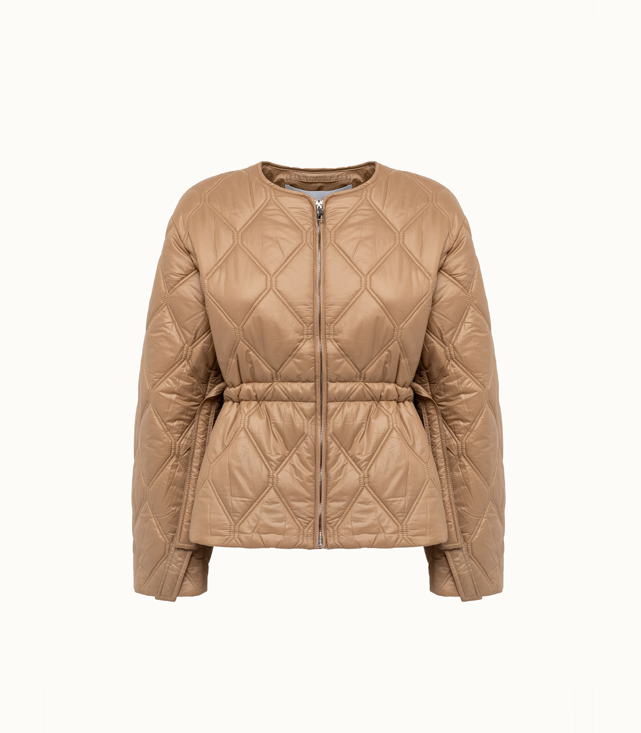 GANNI SHINY QUILT QUILTED JACKET | Playground