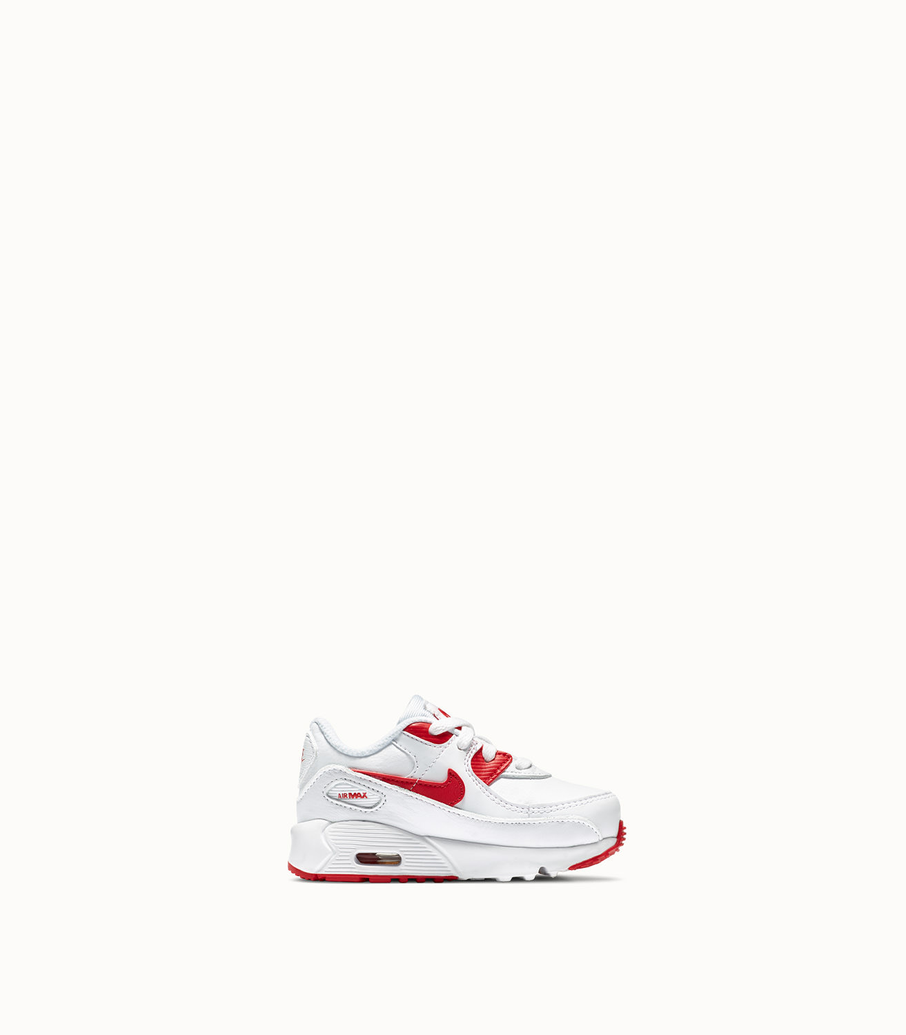 nike white shoes with red logo