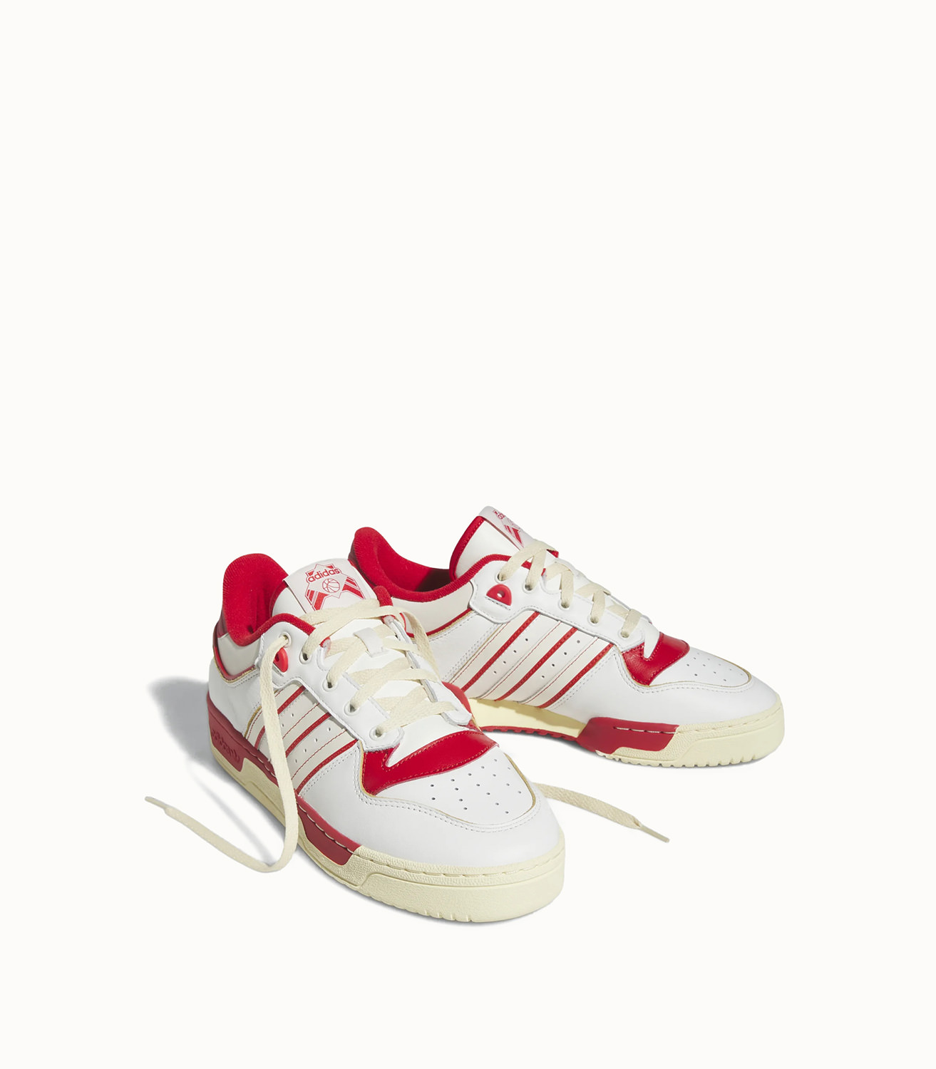 ADIDAS ORIGINALS RIVALRY LOW COLOR WHITE-RED | Playgroun